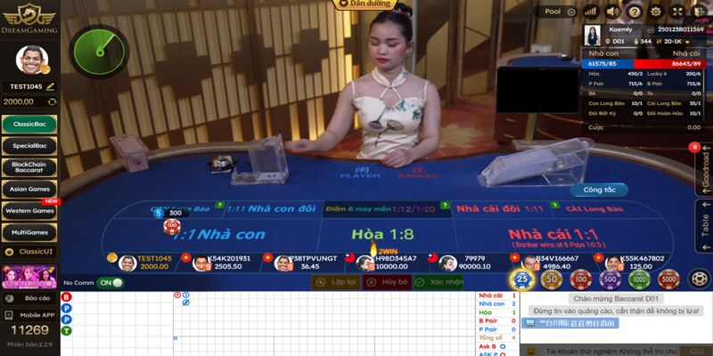 App soi cầu Baccarat