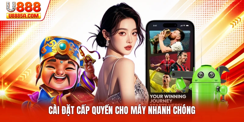 Cài đặt cấp quyền cho máy nhanh chóng