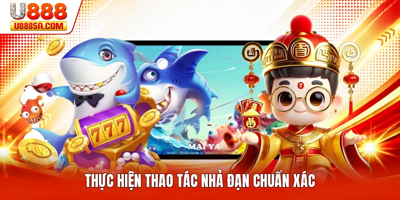 Thực hiện thao tác nhả đạn chuẩn xác